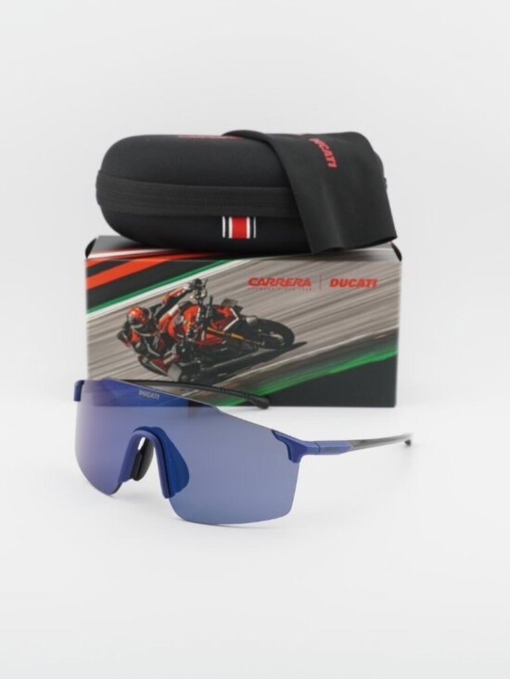 Carrera Ducati CARDUC 033/S 0TZQ XT Shield Sunglasses - Blue / Mirror